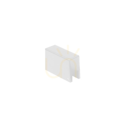Prüfen Kabelanschlussdose Zambelis 22291 für magnetische Aufbauprofile 2082 weiß