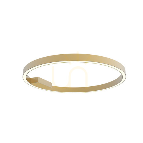 Prüfen Deckenleuchte Zambelis LED 37W 3000K Gold matt Ø60 cm Aluminium Acryl