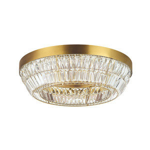 Zambelis 23047 LED-Deckenleuchte, Antikmessing und Kristall, 60 cm, 38 W, 3000 K small 0