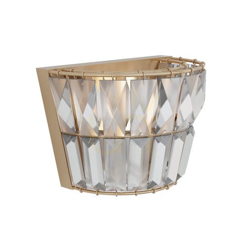 Prüfen Zambelis 23050 Wandleuchte – Kristall, Antikmessing-Finish, G9 LED, 20 cm