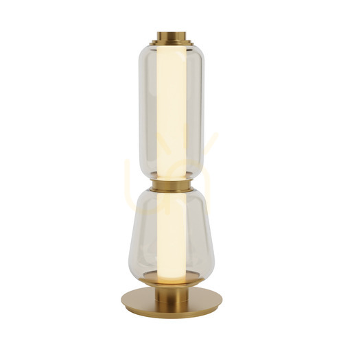 Prüfen LED-Tischleuchte 23060 7W 3000K Champagnerglas Gold matt ZAMBELIS