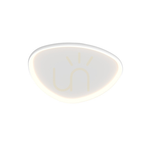 Prüfen Plafond LED Zambelis 39W 3000K Weiß Matt 80 cm Metall Acryl