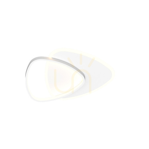 Prüfen Zambelis 23092 LED-Deckenleuchte mattweiß, 49 × 39 cm, 36 W, 3000 K