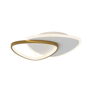 Plafond LED Zambelis 36W 3000K Gold Matt Weiß Metall Acryl small 1