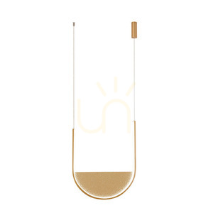 Pendelleuchte LED 20W dimmbar Gold-Champagnerglas Zambelis small 0