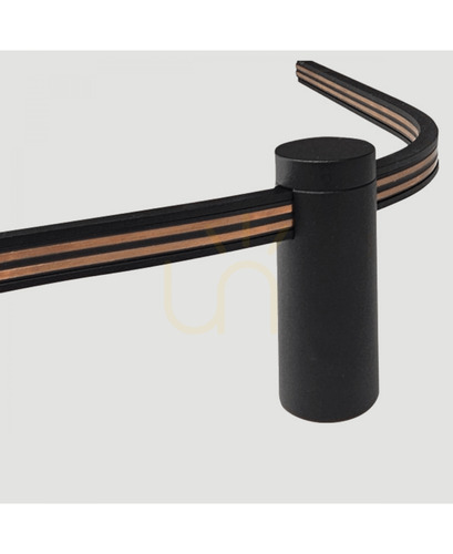Prüfen Zambelis 23179 Deckenhalterung für flexible 24-V-Schienen, Sandschwarz