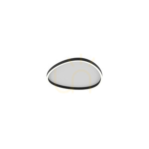 Plafond LED Zambelis 29W 3000K Schwarz 40 cm dimmbar small 1