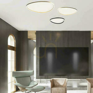 Plafond LED Zambelis 29W 3000K Schwarz 40 cm dimmbar small 0