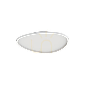 Deckenleuchte LED 39W 3000K sandweiß Zambelis 59 cm Aluminium Acryl small 0