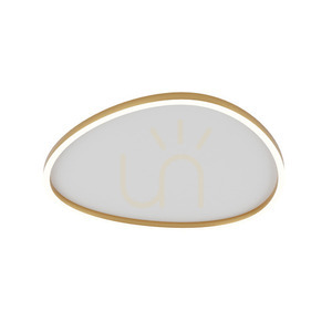 Plafond LED dimmbar 39W 3000K Gold matt Zambelis 59 cm small 1