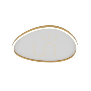 Plafond LED Zambelis 58W 3000K gold matt 78 cm dimmbar small 1