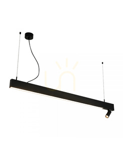 Zambelis 23254 LED-Pendelleuchte schwarz 130 cm 7W+32W 3000K small 4