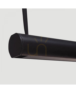 Zambelis 23264 Endkappe für runde abgehängte Magnetschiene 15 mm, schwarz, 1 Stück small 2