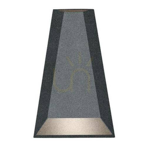 Prüfen Zambelis E135 LED-Außenwandleuchte mit Licht nach oben und unten, graphitfarben, 2×3 W, 3000 K, IP54