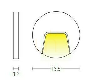 Außenwand-Stufenleuchte LED 3W Weiß ZAMBELIS 1 Außenwand-Stufenleuchte LED 3W Weiß ZAMBELIS small 1
