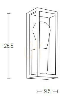 Aussicht Außenwandleuchte 1xe27 Schwarz ZAMBELIS Außenwandleuchte 1xe27 Schwarz ZAMBELIS