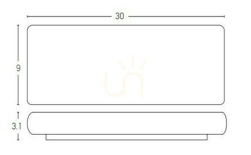 Prüfen Außenwandleuchte LED 20W Graphit Zambelis IP65 3000K Aluminium