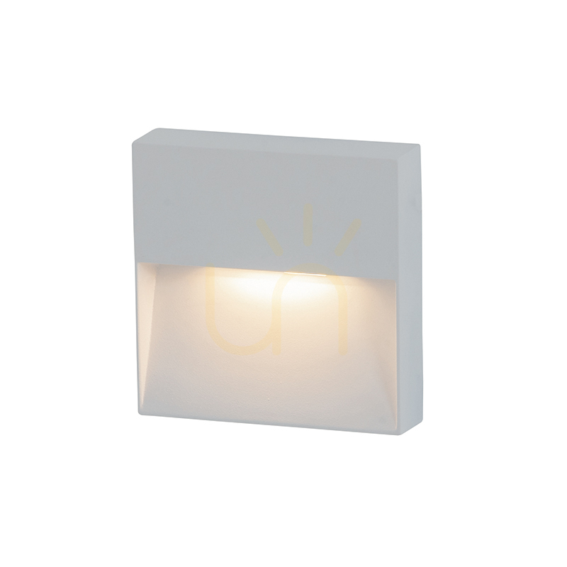 Prüfen Außenwand-Stufenleuchte LED 6W Weiß ZAMBELIS Außenwand-Stufenleuchte LED 6W Weiß ZAMBELIS