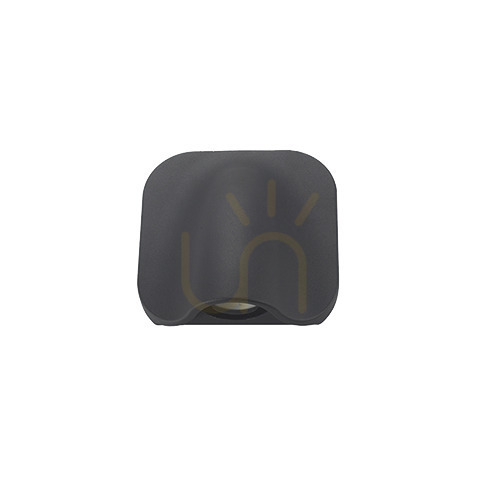 Prüfen Außenwandleuchte LED 9W Graphit Zambelis IP54 3000K Aluminium Gerglas