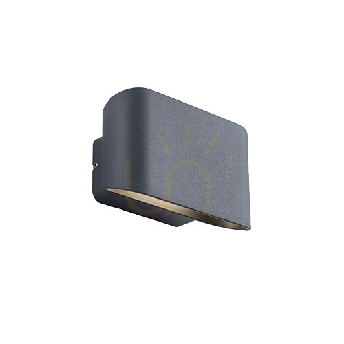 Prüfen Außenwandleuchte LED 11W Graphit Zambelis IP54 3000K