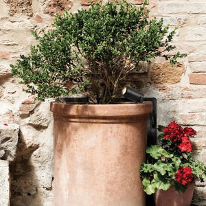 Gartenstrahler mit Erdspieß E312 GU10 max 7 W IP54, schwarzes ABS, Spieß und 30 cm Kabel, Zambelis small 0