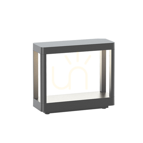 Prüfen Bodenleuchte für den Außenbereich LED 8W 3000k Aluminium Graphit ZAMBELIS
