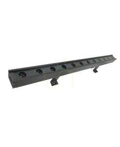 Wandfluter Zambelis Wall Washer LED RGBW Grau 100 cm IP66 Aluminium small 0
