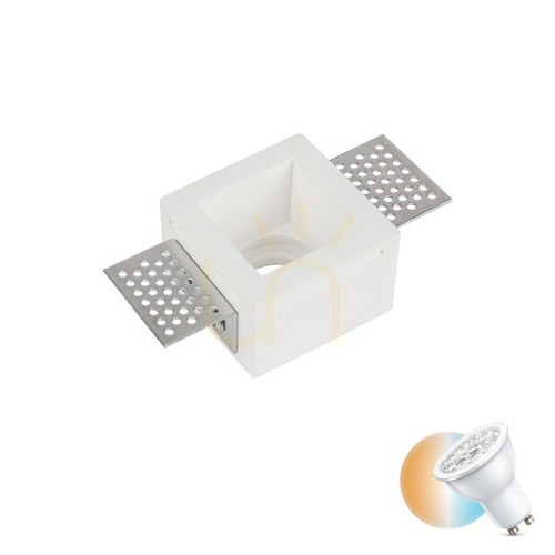 Prüfen Downlight Gips Spot 1xgu10 ZAMBELIS