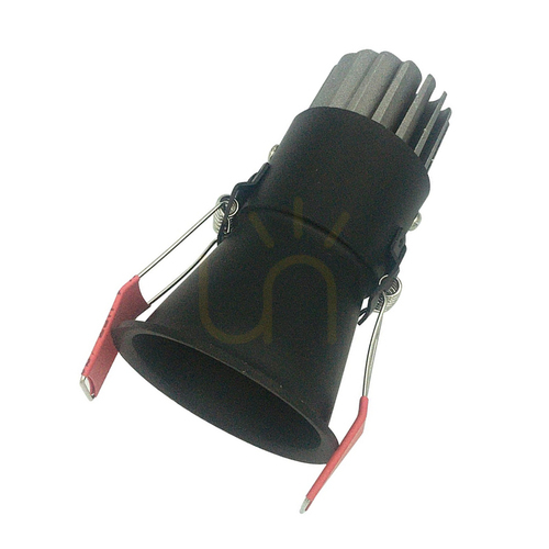 Prüfen Spot LED Downlight 6W Schwarz ZAMBELIS