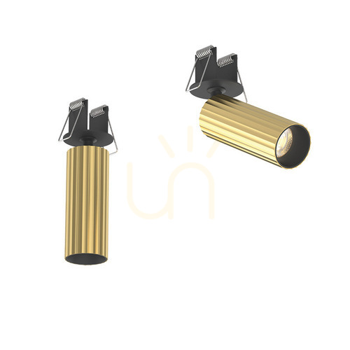 Prüfen Deckeneinbau-Spot LED 7W Gebürstetes Messing ZAMBELIS