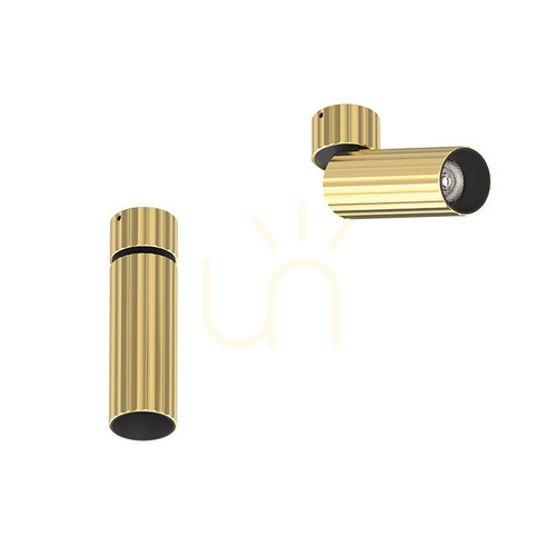 Prüfen Decke Beweglicher Spot LED 7W Gebürstetes Messing ZAMBELIS