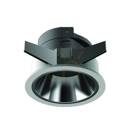 Prüfen Downlight Spot 1xgu10 Sandy Weiß - Schwarz Chrom ZAMBELIS