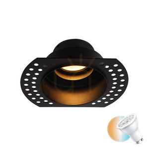 Rahmenloser Einbauspot Zambelis S162 schwarz GU10 IP65 small 0