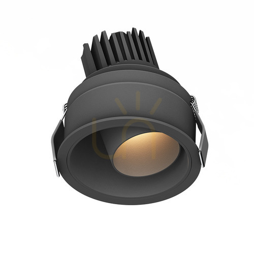 Prüfen LED-Einbauleuchte 10W 3000k Schwarz Ip44 ZAMBELIS