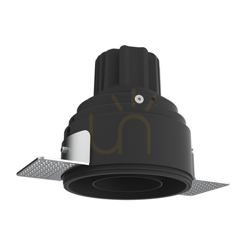 Prüfen Trimless Spot LED Licht 10W 3000k Schwarz Ip44 ZAMBELIS