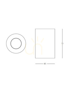 LED-Aufbauspot Zambelis S180 schwarz, schwenkbar, 10 W 3000 K small 2