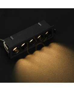 Zambelis S192 – schwarze LED-Einbauleuchte 12 W, 3000 K small 1