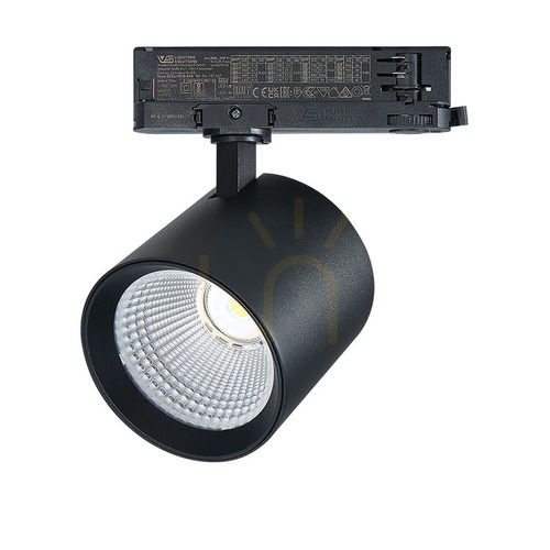 Prüfen 3-Phasen Spot LED-Leuchte 42W 4000k Schwarz ZAMBELIS