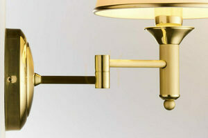 Wandleuchte Jupiter CLASSIC 208, Messing satiniert, 1 × E27 small 4