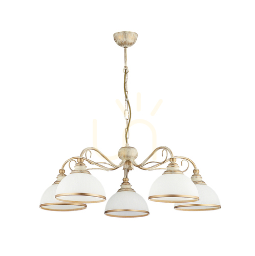 Prüfen XSARA Kronleuchter Beige 5xE27/15W