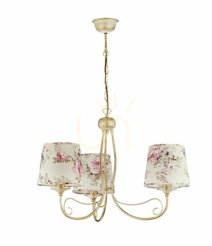 Prüfen SARA Kronleuchter Beige 3xE27/15W