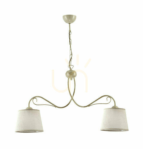 Prüfen KAMELIA Kronleuchter Beige 2xE27/15W