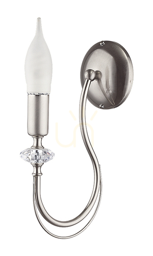 Prüfen Wandleuchte MELODY Silber 1XE14/11W