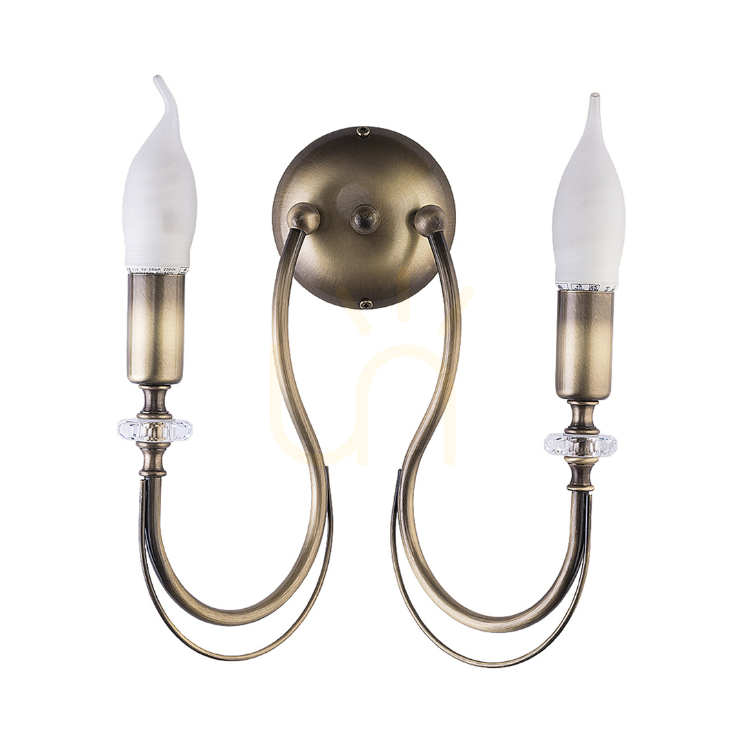 Prüfen Wandleuchte MELANI Gold 2XE14/11W Wandleuchte MELANI Gold 2XE14/11W