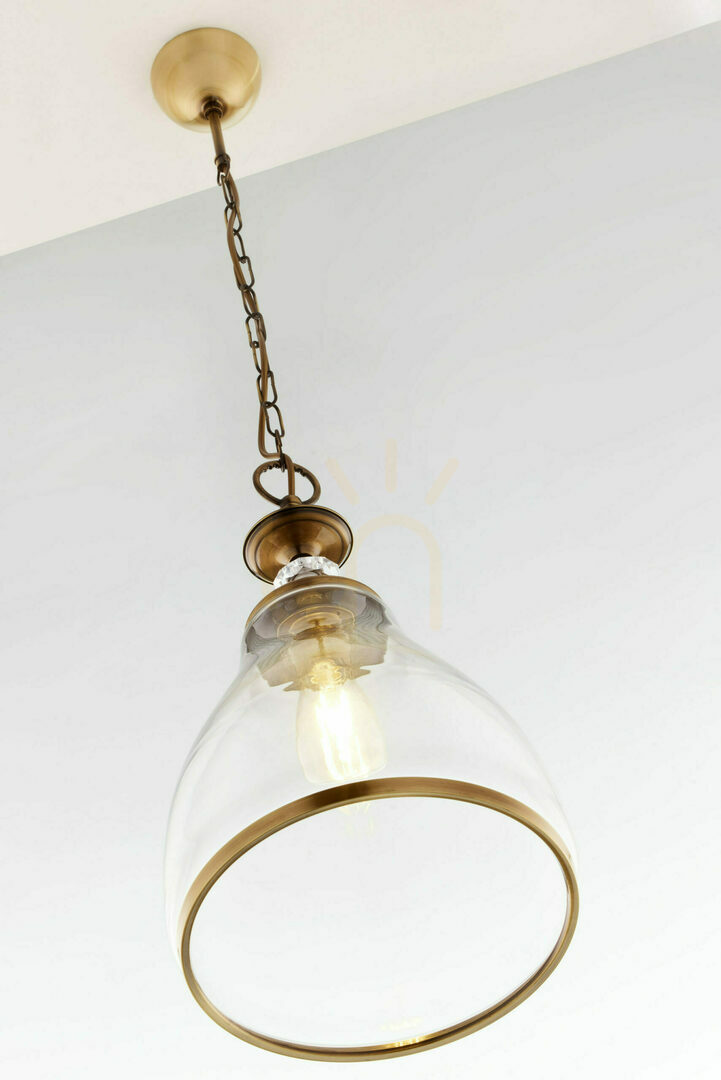 Anzeige ISLA Pendelleuchte aus Messing 1XE27/15W ISLA Pendelleuchte aus Messing 1XE27/15W