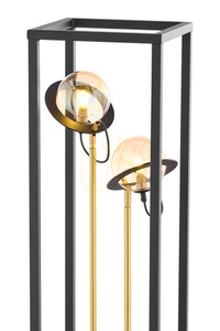 Jupiter PLANET 1910 Stehleuchte in Gold und Schwarz, 2×G9, 150 cm small 3