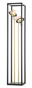 Jupiter PLANET 1910 Stehleuchte in Gold und Schwarz, 2×G9, 150 cm small 0