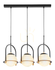 Jupiter ROSSO 1916 Pendelleuchte schwarz, 3 × E27 small 1