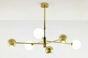 MOKA Kronleuchter Gold 3xG9/3xGU10/14W 2 MOKA Kronleuchter Gold 3xG9/3xGU10/14W small 2