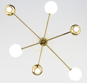 MOKA Kronleuchter Gold 3xG9/3xGU10/14W 4 MOKA Kronleuchter Gold 3xG9/3xGU10/14W small 4
